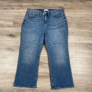 Madewell Women's Slim Demi Boot Cut Jeans Size 14 Blue